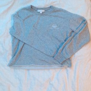 grey long sleeve/sweatshirt